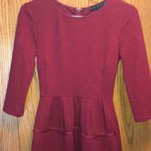 Super cute red dress!